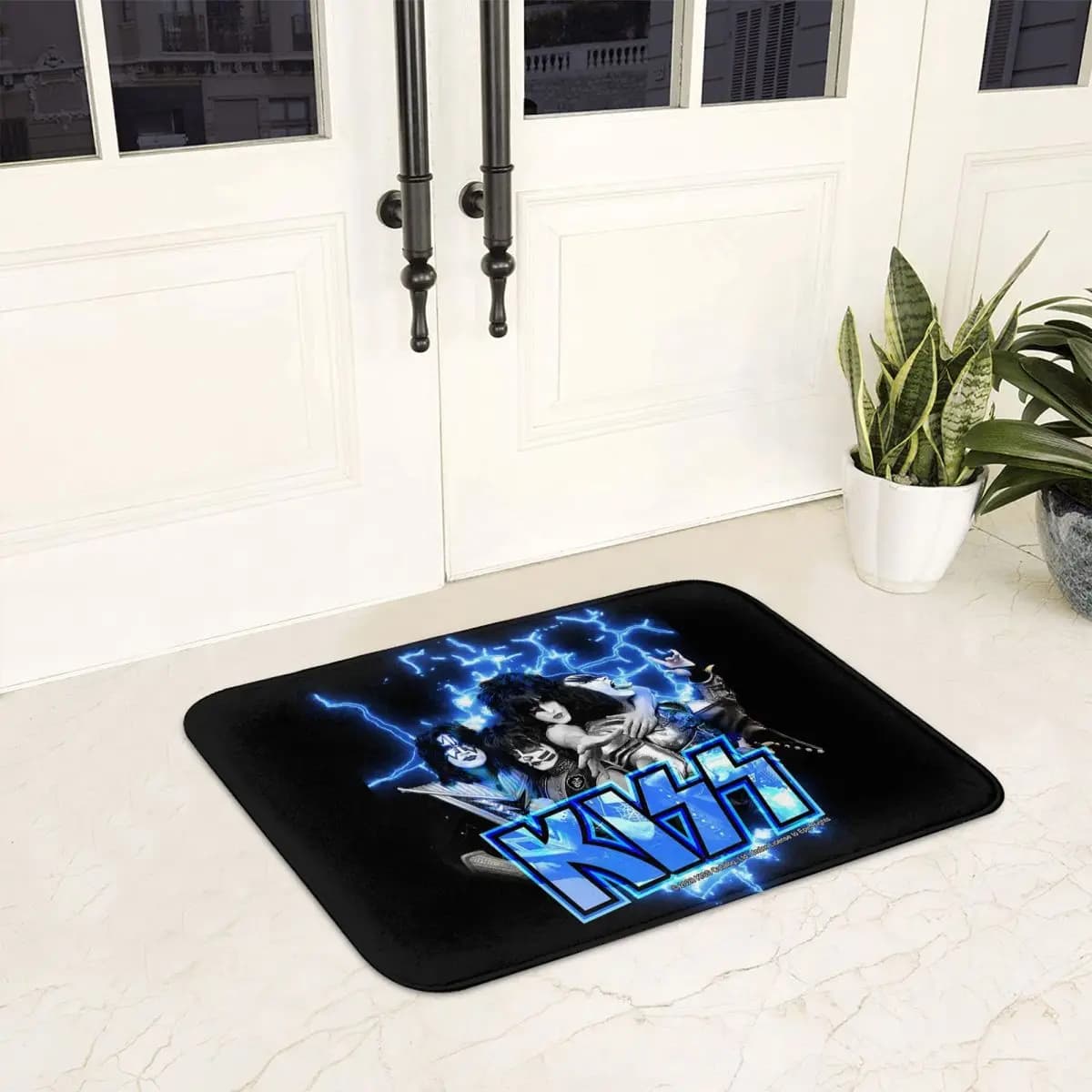 Kiss Rock Band Retor Zerbino antiscivolo Tappetino resistente per ingresso cucina Tappetini poggiapiedi camera da letto di casa