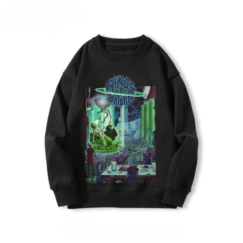 New Hoodie New Rings of Saturn - American Deathcore Band - Casual and Versatile Jacket for Men