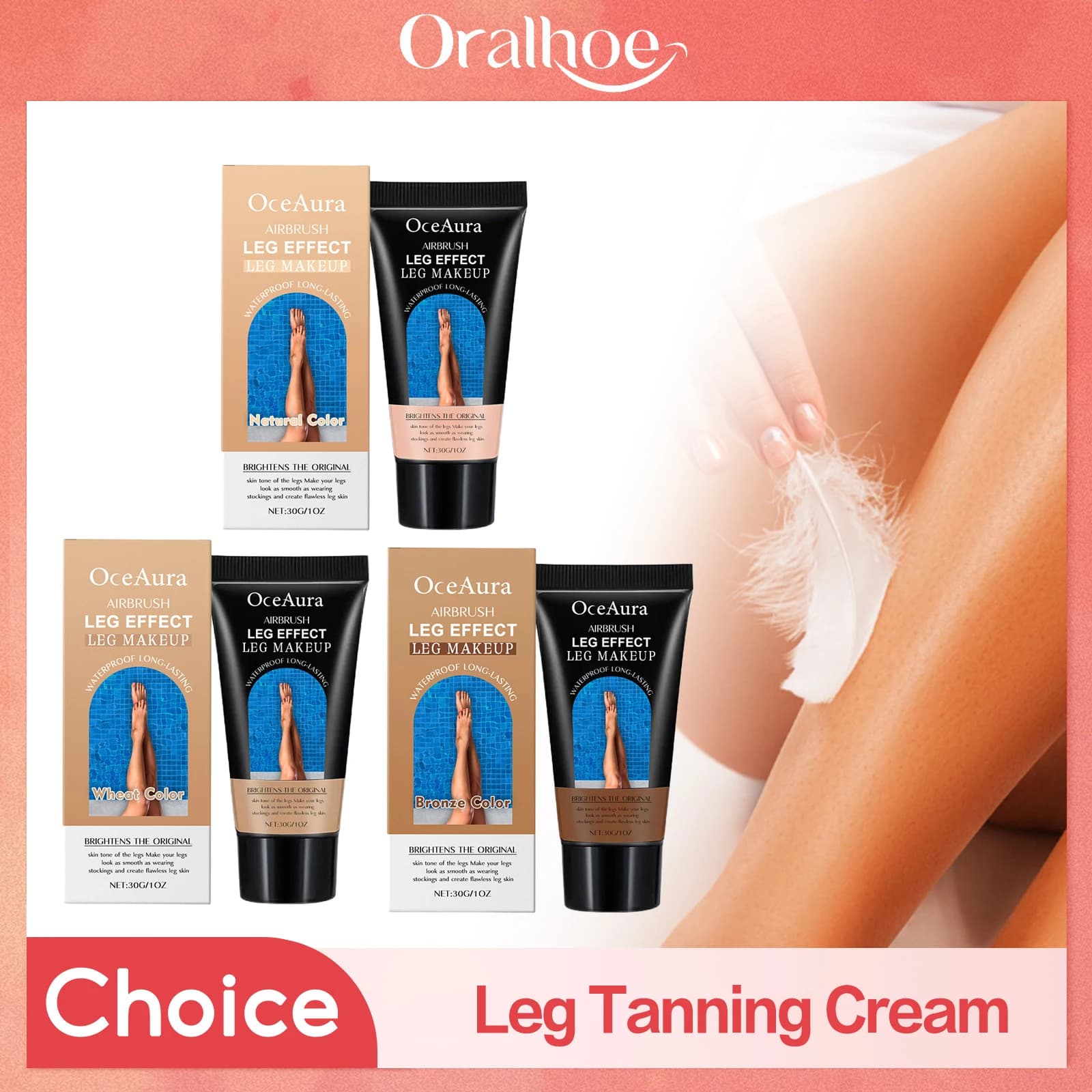 Lotion for leg makeup Endurance Corrector Even skin tone Fake tan Background cream for natural moisturizing brown body