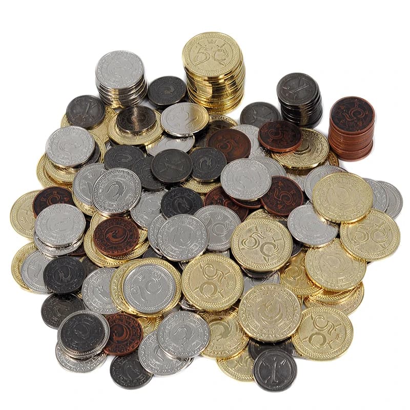 Monete in metallo DND 1 pezzo: gettoni da gioco, tesoro dei pirati, accessori e oggetti di scena per giochi da tavolo, mazze e draghi, giochi di ruolo da tavolo