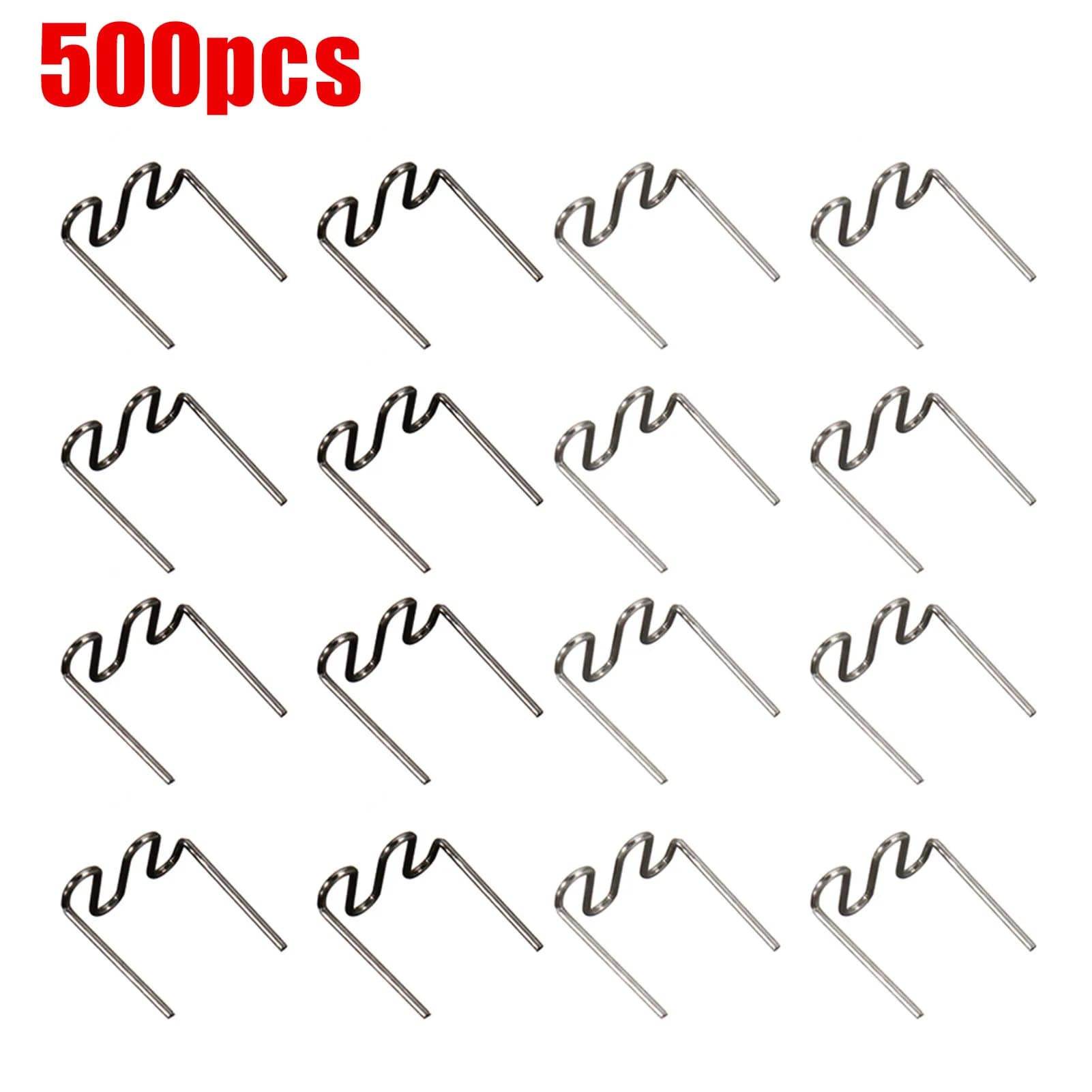 500PCS Cucitrice A Caldo Graffette Per Saldatore di Plastica 0.6/0.8mm Riparazione Onda Standard Graffette di Saldatura Paraurti Auto Paraurti strumenti di riparazione