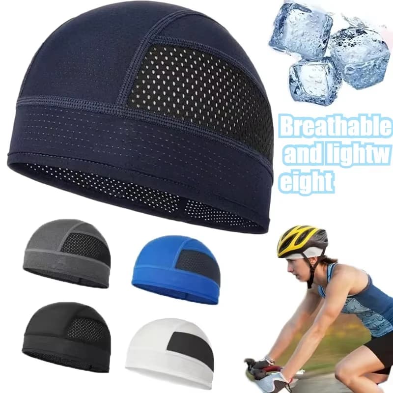 Estivo Network Sottile with Winding Holes for Men, Absorbent Hat for Cycling and Protection Under the Helmet