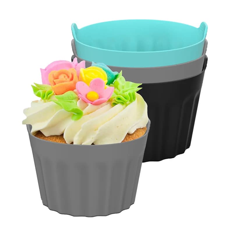 New product air fryer cup baking tray Silicone baking tray Mafen baking cup mold cake mold for egg tart