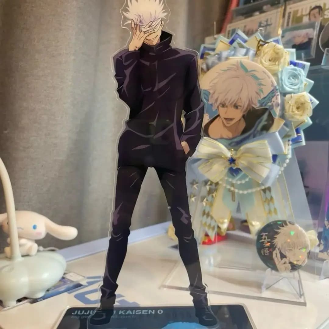 Jujutsu Kaisen Gojo Satoru Acrylic Stand Anime Figure Desktop Ornament Fans Collectible Gift