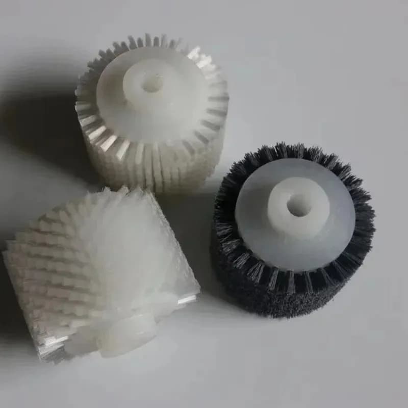 Spazzola a rullo in nylon per macchina industriale per la pulizia delle scarpe, per il lavaggio delle calzature in dispositivi di pulizia elettrici