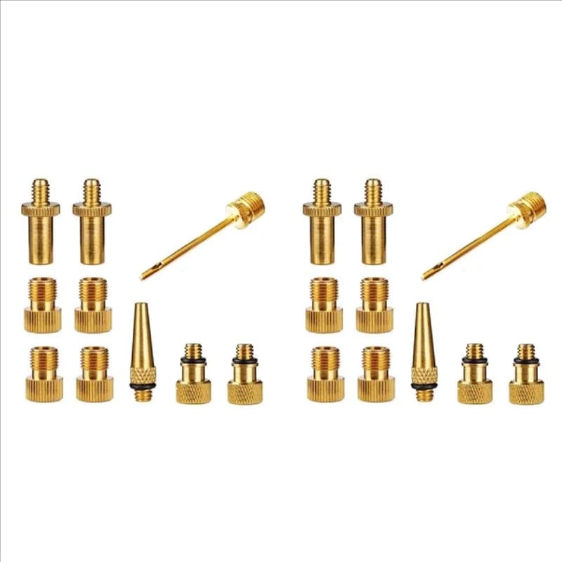 A99I-20 pz Kit ugelli pompa di gonfiaggio Presta Schrader valvola tubo adattatori valvole bicicletta per strada e MTB e pompa per pneumatici bici Fixie