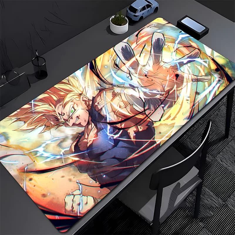 Tappetino per mouse Anime Gaming Speed DBZ Dragon Ball Z Progettato specificamente per giocatori Tappetino per mouse Tappetino per tastiera Tappetino per scrivania del computer
