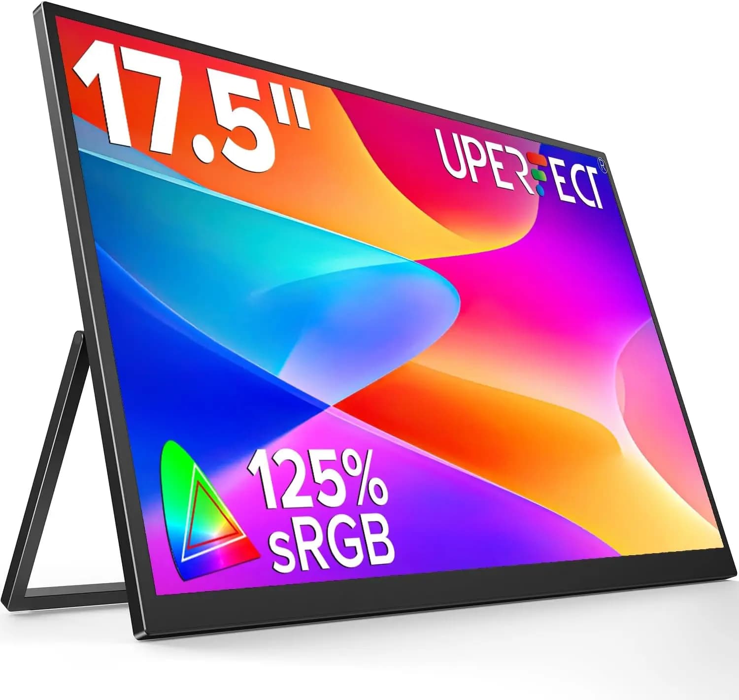 Portable Monitor 17.5" FHD 1920x1200 IPS USB-C Adjustable HDMI support for mobile PC games