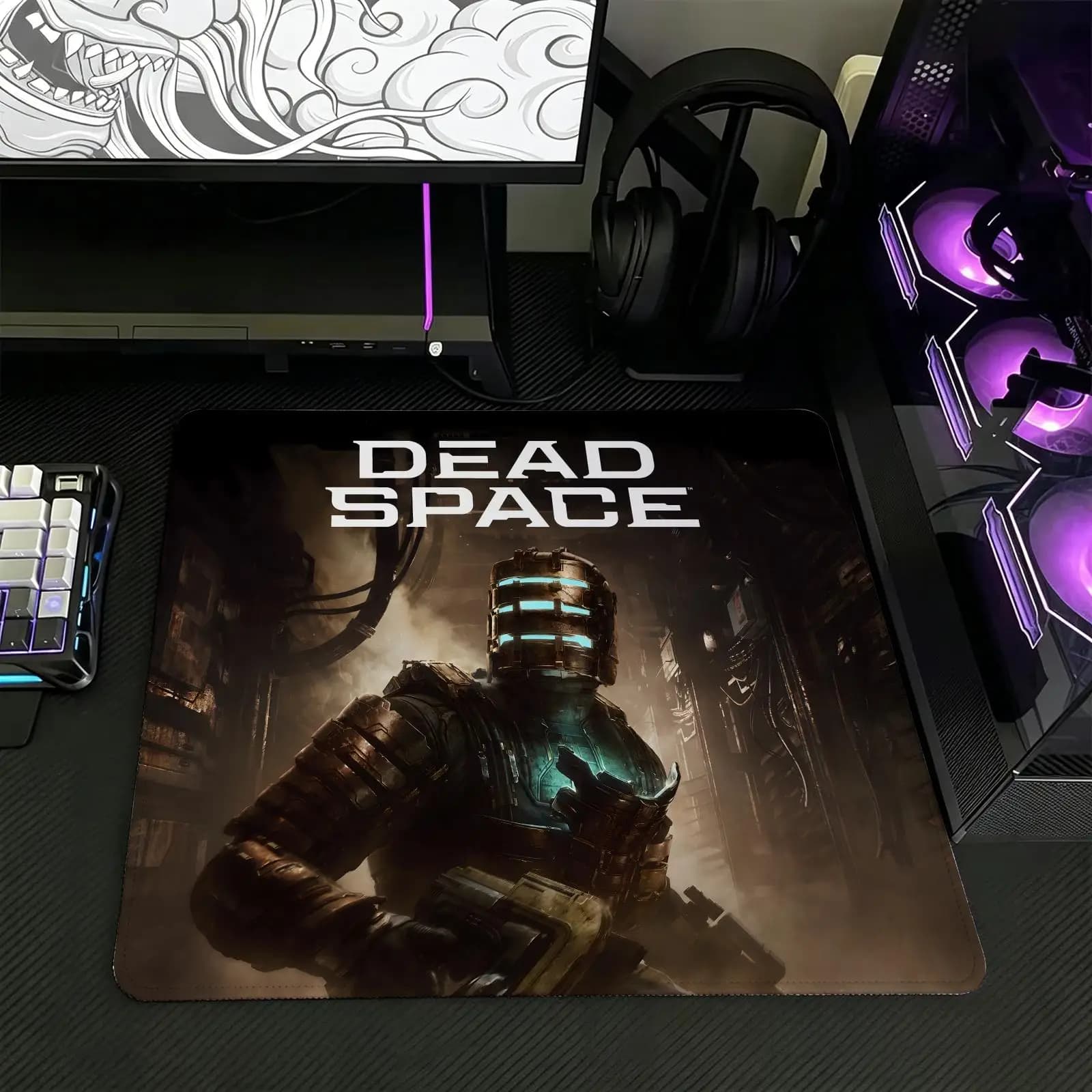 Mouse Pad Regular gaming mouse pad Office mouse pad Laptop desk mat Stitched edge S/M/L size mouse pad hot game Dead Space