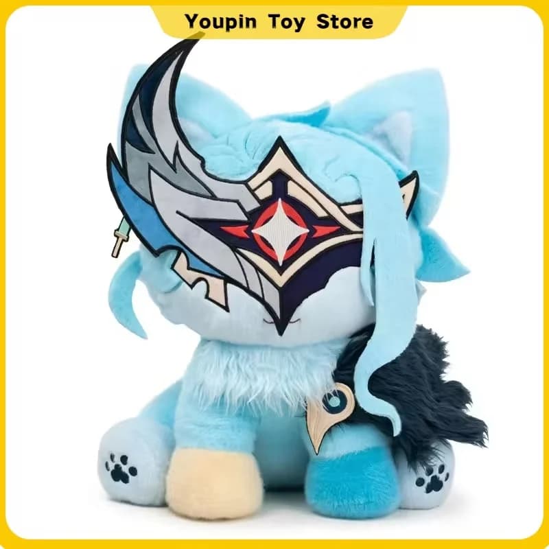 【In Stock】Dottore Cat Plush Doll Genshin Impact Game Character Plush Toy Kawaii Home Ornament Christmas Birthday Gift For Fans