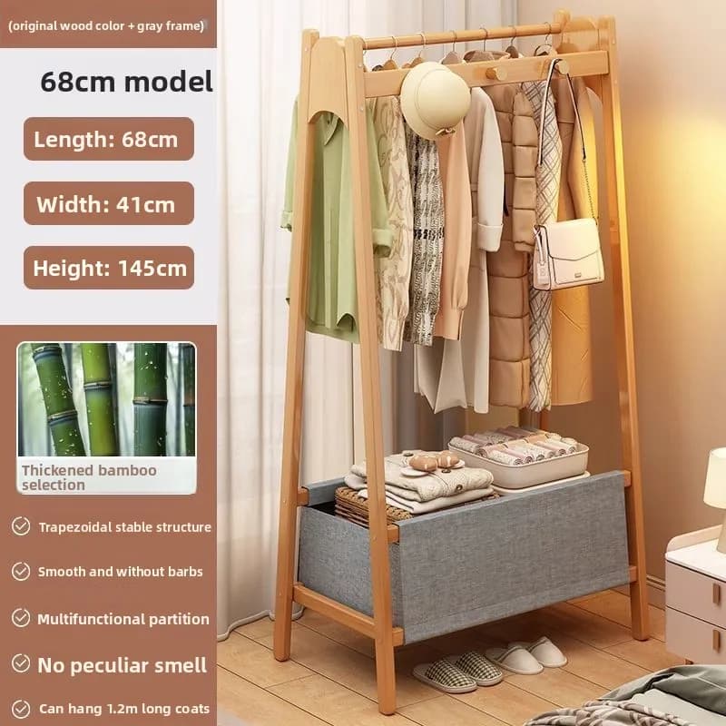 Appendiabiti robusto da terra a soffitto, stendibiancheria, scaffale portaoggetti multifunzionale da camera da letto, porta abiti sospeso