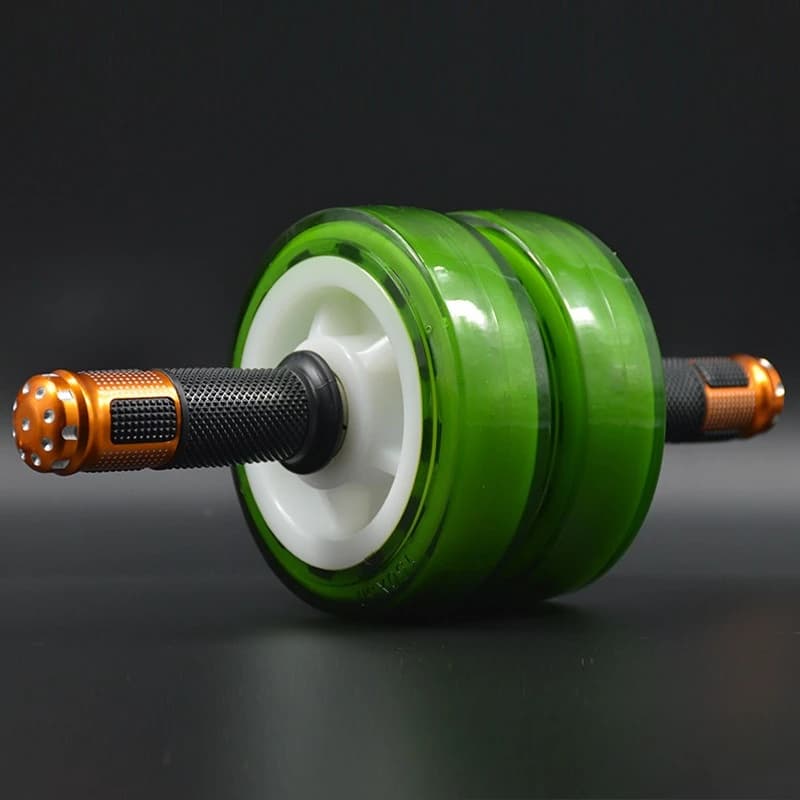 Dual‑Wheel Silent Ab Roller, Multifunctional Portable Fitness Gear for Body Building & Home Core Abdominal Workout