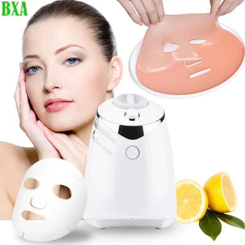 Automatic Machine For Creating Face Masks DIY Face Treatment Fruit Natural Vegetable Collagen Home Use Beauty Salon SPA Care Voice