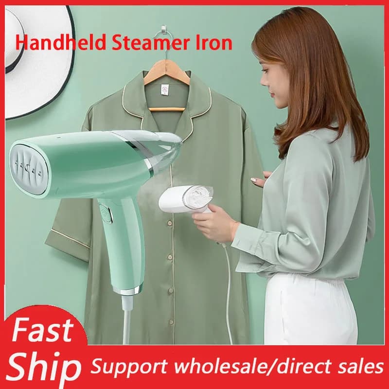 Portatile Mini indumento Steamer Steam Iron palmare pieghevole casa viaggiare per vestiti stiratura macchina da stiro bagnata