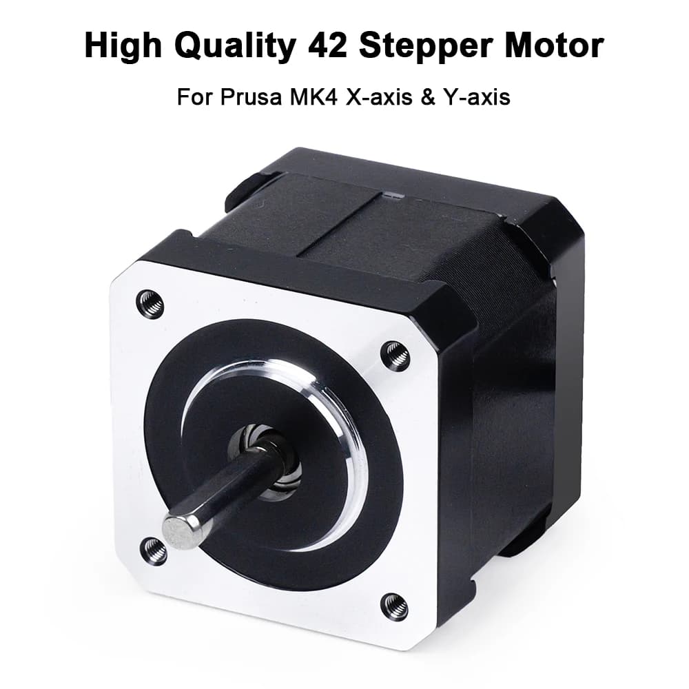 Motore passo-passo asse X asse Y per motori Nema17 con resistenza alle alte temperature Prusa MK4 0,9 ° Per accessori per stampante 3D Prusa MK4