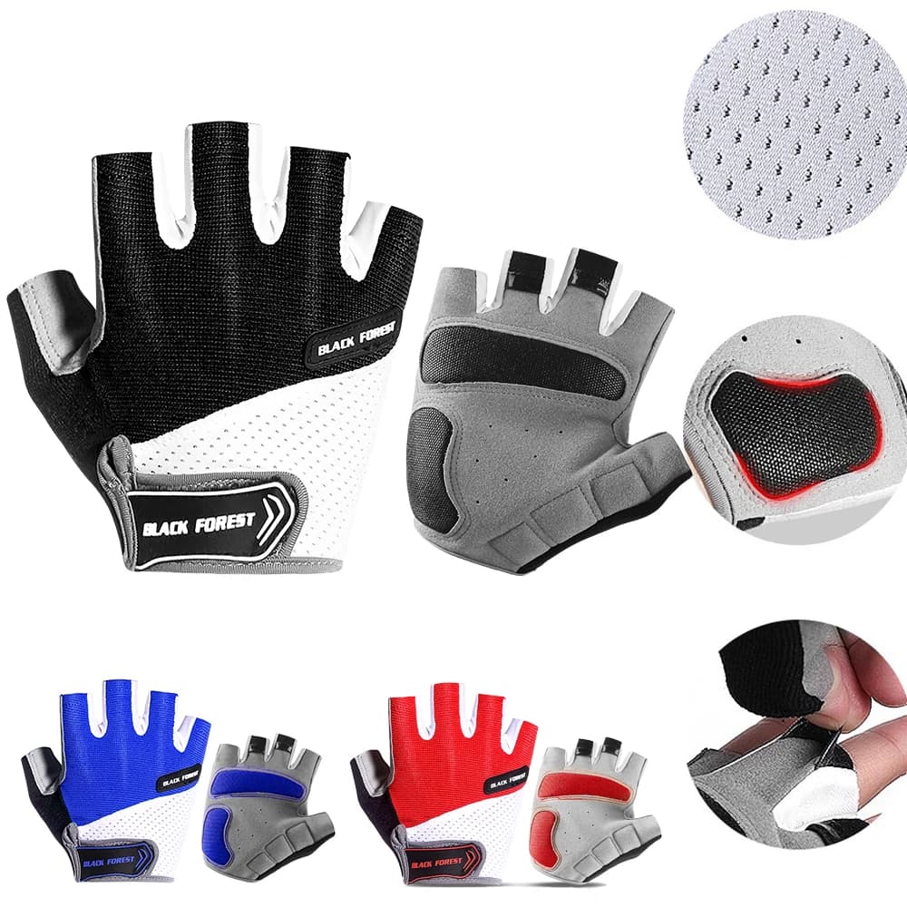 Cycling Gloves MTB Sports Gloves half finger GEL shockproof GEL Pad Anti-sudore Man Woman Summer gym glove for bicycle