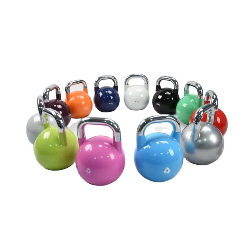 Stainless Steel Competition Kettlebell Painted with Electroplated Handle, Best Seller from 4kg, 6kg, 8kg, 10kg, 12kg