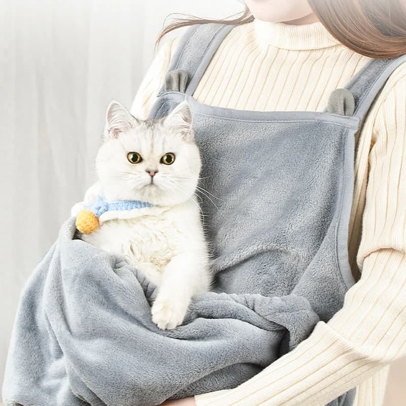 Pet Travel Sleeping Bag, Cat Carrier Bag, Plush Outdoor Shoulder Bag, Cat Transport Bag