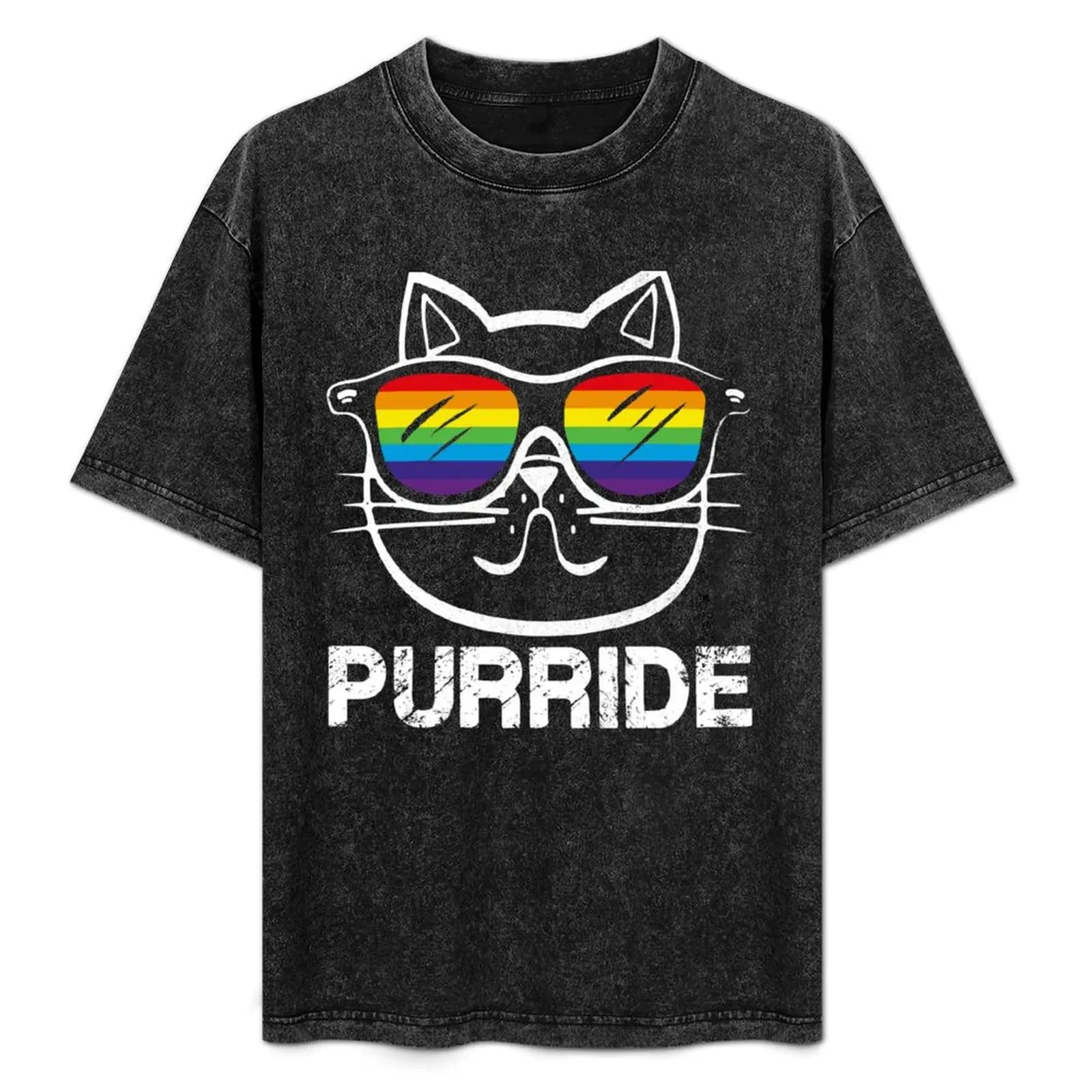 Gay | T-shirt Gay Pride, Regali con Bandiera Pride, Abbigliamento LGBT, T-shirt in Cotone Morbido a Manica Corta