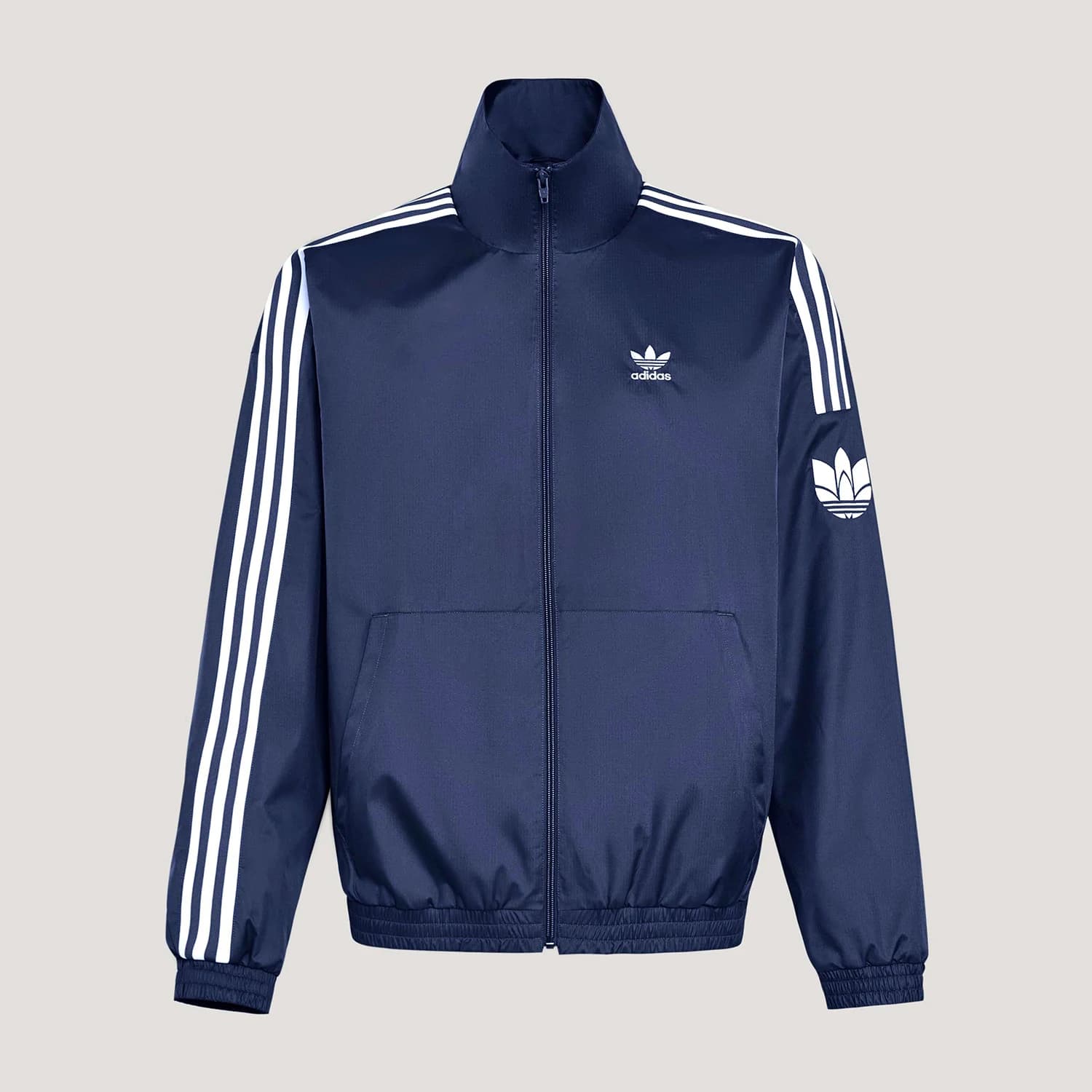 Adidas Authentic Adicolor Men's Women's Daily Casual Stand Collar Jacket KV8856