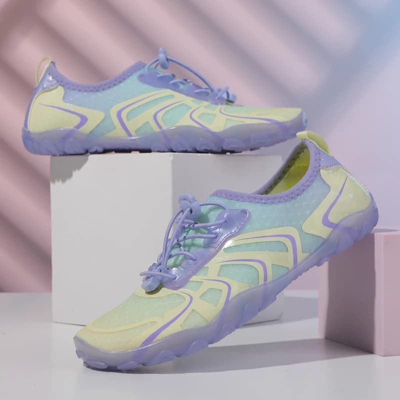 Scarpe da uomo per il tracciamento del fiume Sandali antiscivolo a cinque dita da spiaggia a piedi nudi Respirare sport Scarpe da ginnastica da surf per mare e acqua ad asciugatura rapida