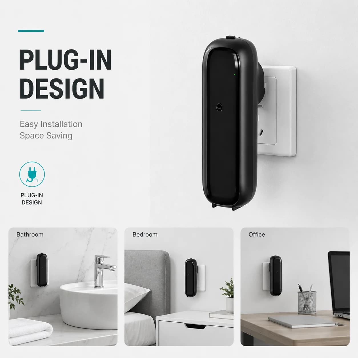 NAMSTE Diffusore Elettrico Intelligente per Oli Essenziali, Nuovo Sistema di Diffusione Aromatica Senza Acqua con Controllo Bluetooth per Uso Commerciale e Domestico