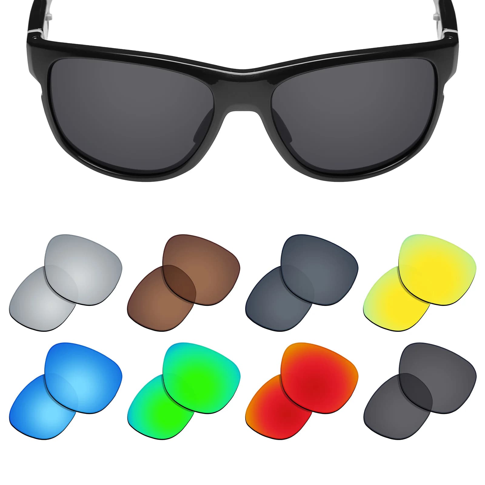 Firtox True UV400 Lenti Polarizzate di Ricambio per Occhiali da Sole Oakley Crossrange R OO9359 (Solo Lenti) - Colori Multipli