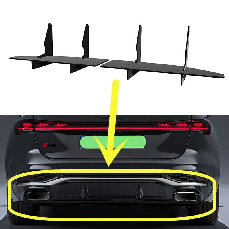 Fit Audi A5 Sedan Avant 2025 Anno Diffusore posteriore Paraurti Labbra Spoiler Splitter Body Kit Accessori