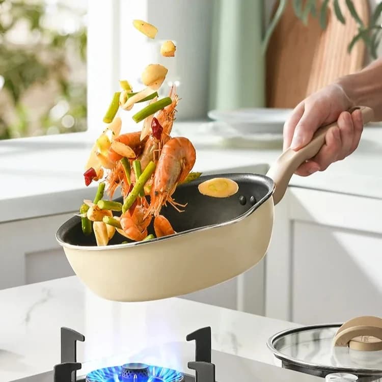 new non-stick small pan for domestic use deep pan new universal multifunctional style for steak pan