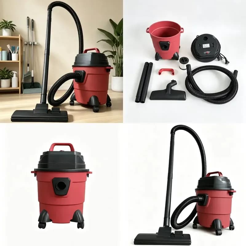 for 15L 1200W Washer Cleaning Machine Carpet Canister Dry Blow Barrel Suction Plastic Home Car Use Vacuum Cleaners