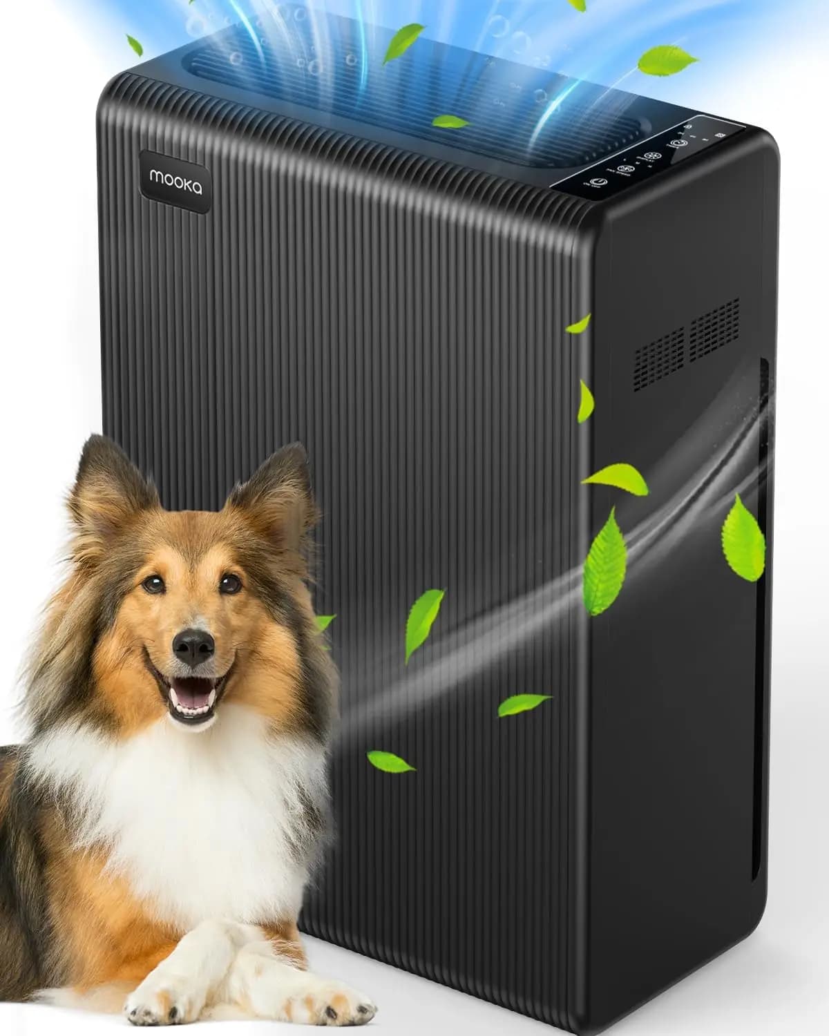 Purificatore d'aria per ambienti di grandi dimensioni fino a 2000 piedi quadrati, filtro HEPA H13 per peli di animali domestici, fumo e polvere, portatile per camera da letto e ufficio