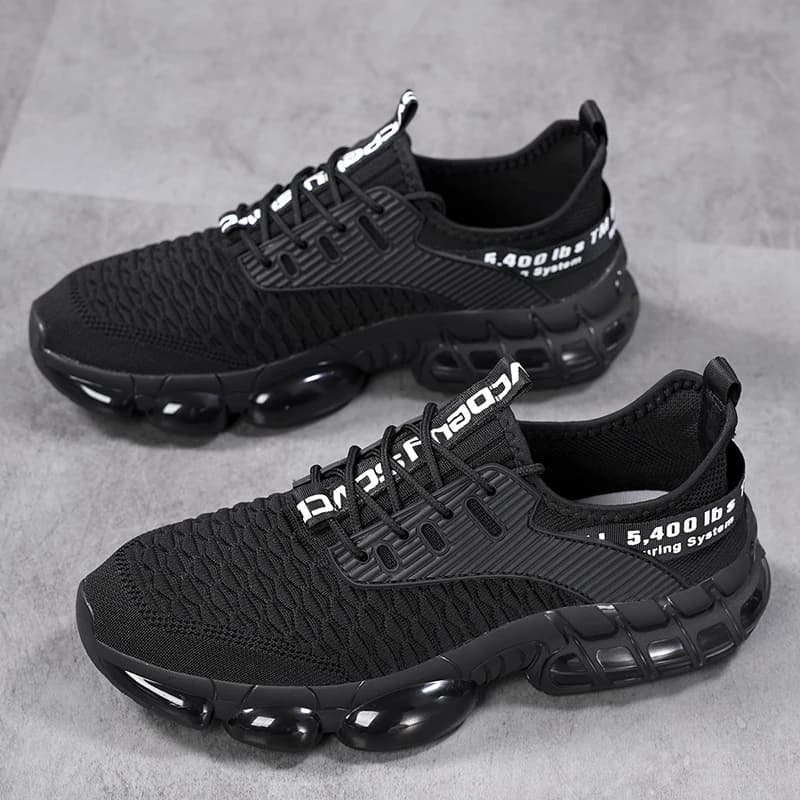 Men's Breathable Air Cushion Running Shoes Non-slip Summer Casual Sneakers Comfortable Athletic Footwear for Outdoor Sports