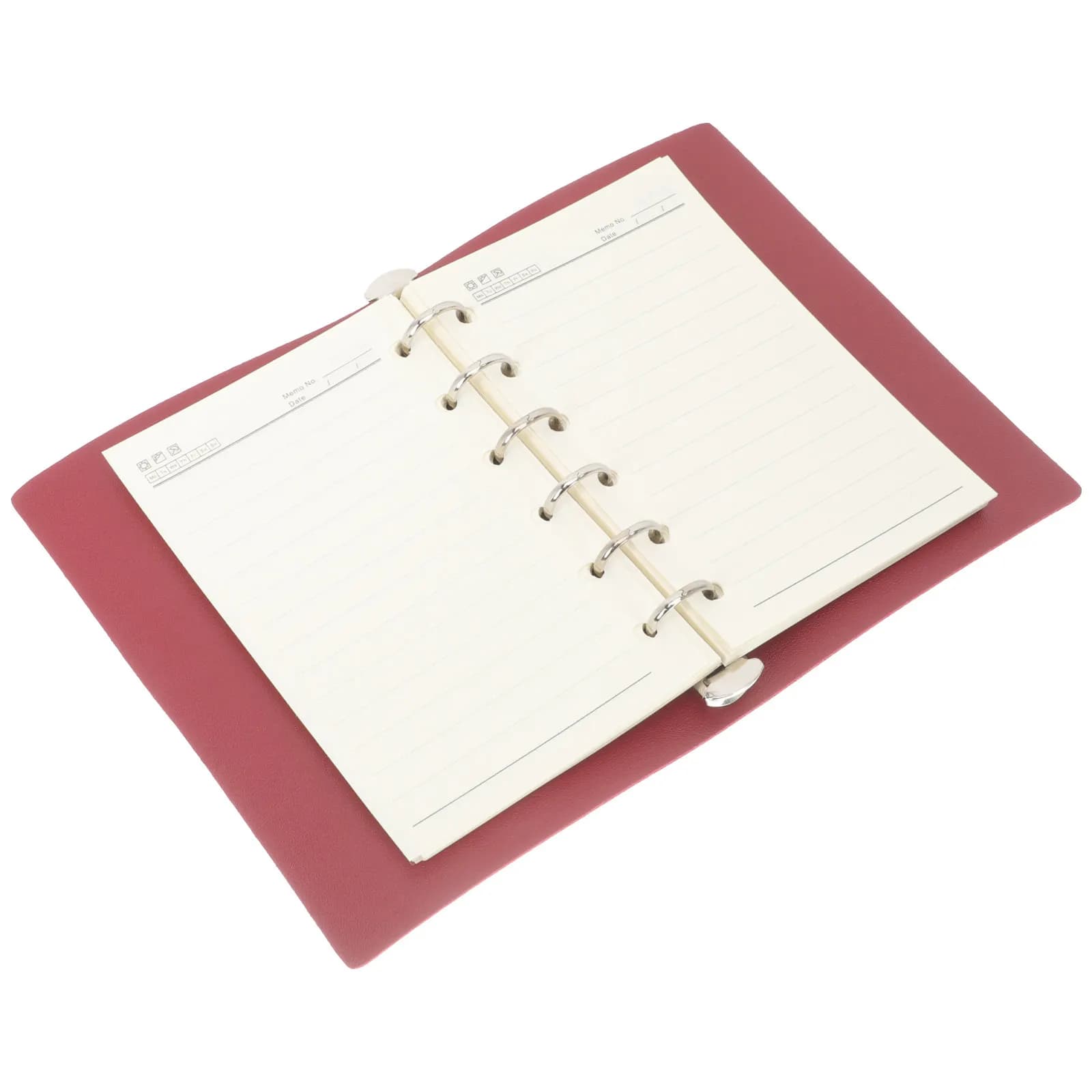 Set di 1 Copertina Funzionale per Quaderno con Chiusura a Fibbia, Protezione per Raccoglitori a Fogli Mobili, per Ufficio, Scuola, Planner Estetico