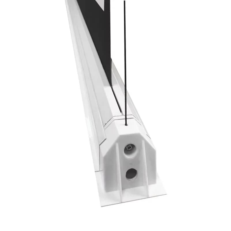 Schermo per proiettore elettrico da soffitto FUTURE con tessuto grigio acustico trasparente perforato 3D, FTIC-ATG3