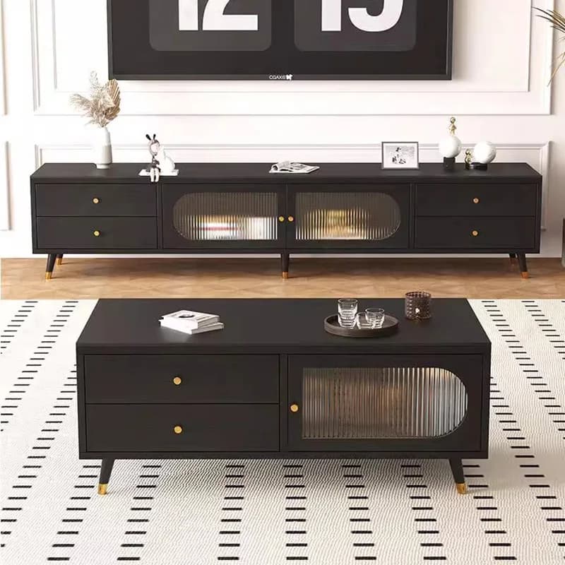 Porta TV dal design italiano con cassetti Porta TV unico per soggiorno di bellezza Mobili per la casa minimalisti Premium Meuble De Rangement