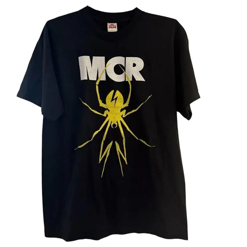 Maglietta vintage My Chemical Romance MCR Black Band taglia XL Alt Rock EMO Y2K 00s