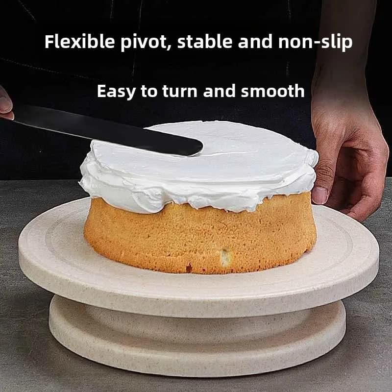 Kit Completo per Decorazione Torte, Set di Utensili da Forno per Uso Domestico, Piatto Girevole per Torte, Punte per Decorazione, Tappetino per Creazione di Pasticceria Fai-da-Te