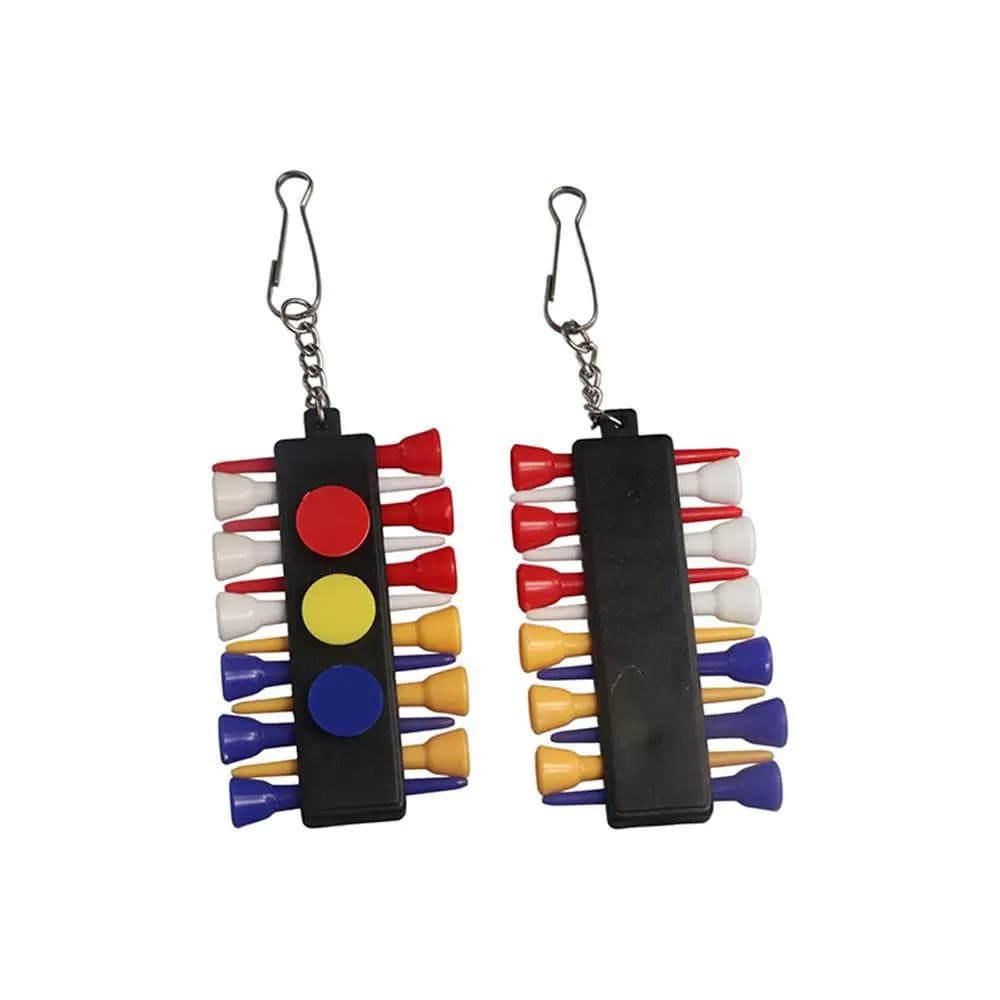 Black 12 Golf Tees 3 Plastic Ball Markers Golf Lovers Golf Tees Carrier Golf Ball Markers Golf Tee Clip Golf Tee Holder