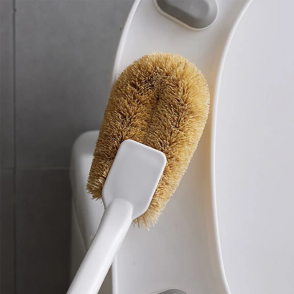 Spazzola angolare creativa per fessure, attrezzi per la pulizia del bagno montati a parete, spazzola per WC domestica, strumenti per la pulizia del bagno, spazzola per WC