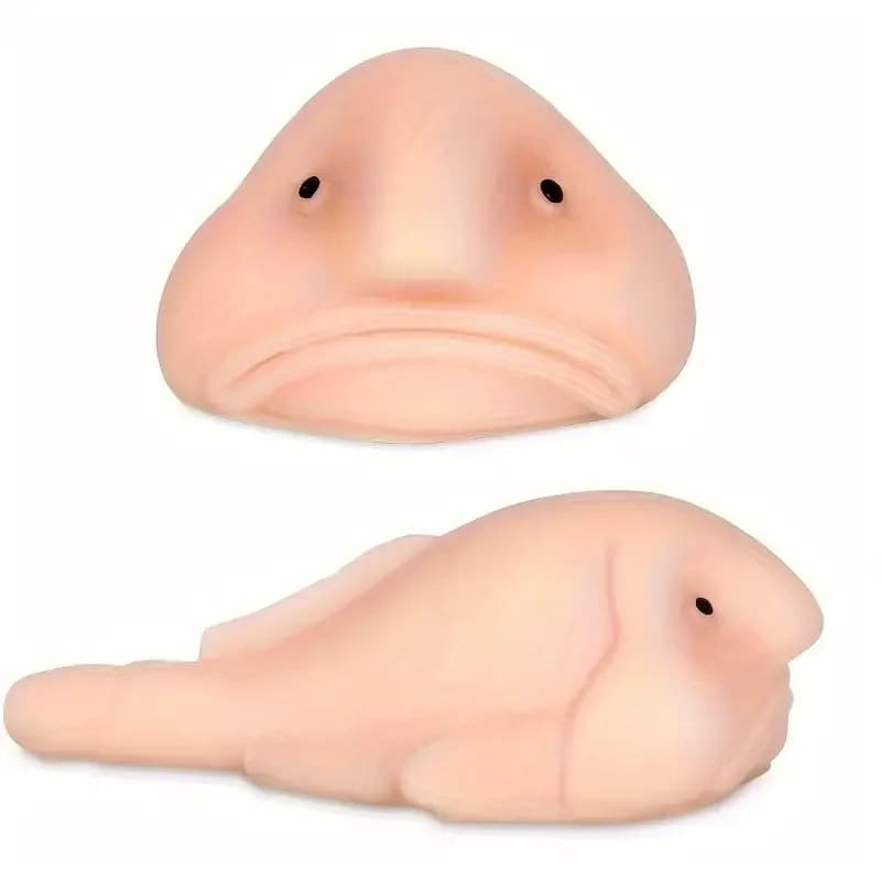 1 Pezzo Giocattolo Antistress a Forma di Pesce Morbido, Giocattolo Sensoriale Pop Fidget per Bambini e Adulti, Regalo per Feste, Halloween, Natale
