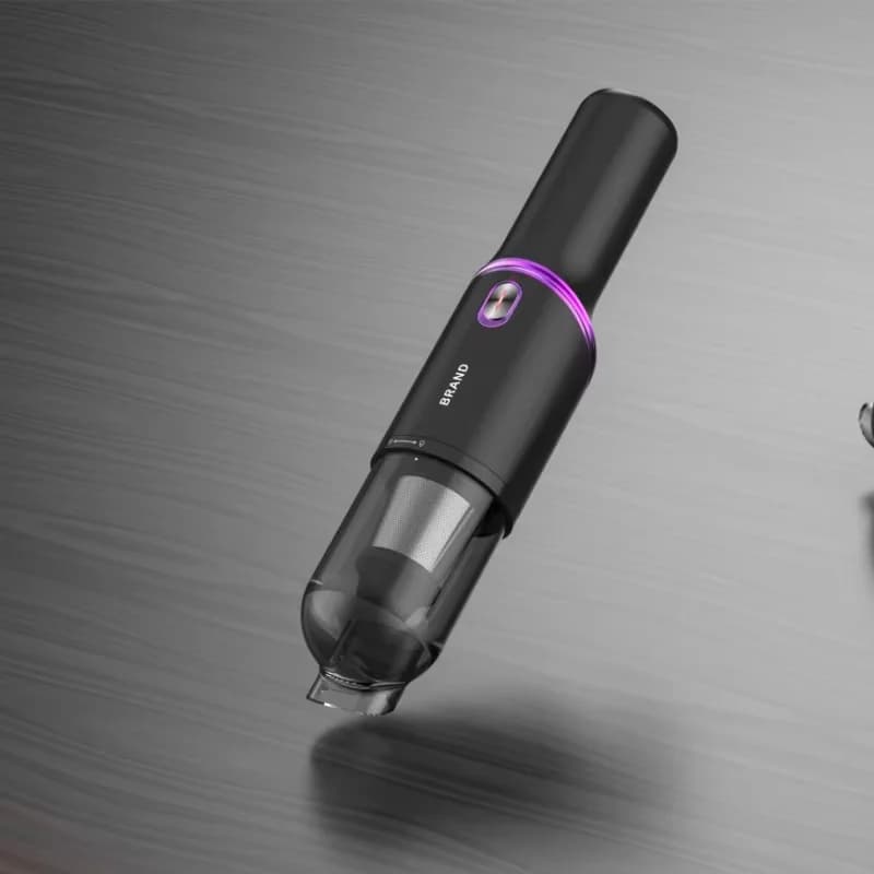 Aspirapolvere per auto portatile senza fili Mini aspirapolvere wireless portatile Installazione verticale Funzione senza sacco Uso a secco