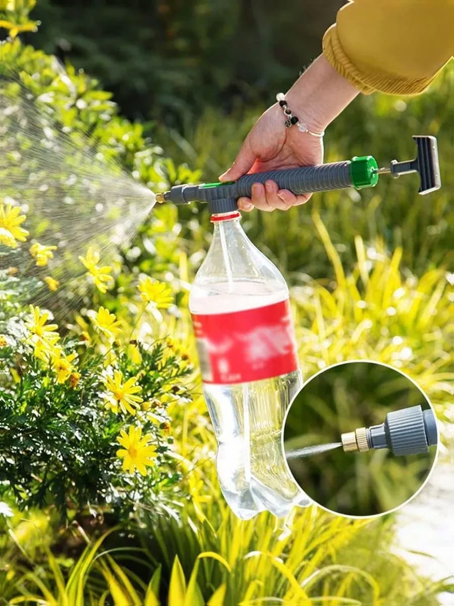 Nuovo Spruzzatore ad Alta Pressione Regolabile per Bottiglie, Ideale per Irrigazione di Giardini e Piante