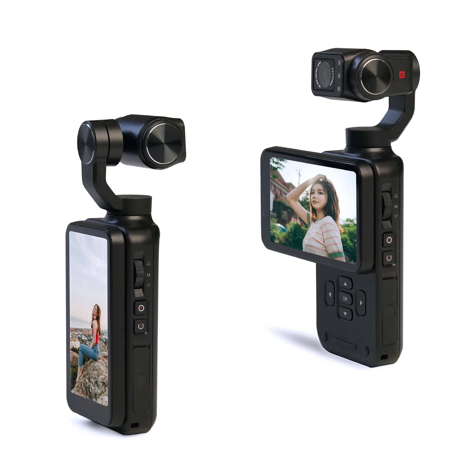 Tokdance 5K Digital 3-axis anti-vibration camera for sports Action Camera 10x Nightshot Wi-Fi Pocket Vlog with facial tracing