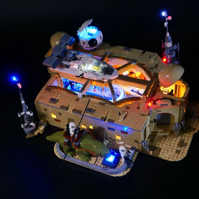 LED Lighting Kit Building 75290 Compatible 60016 Mos Eisley Cantina (Only the Lights)