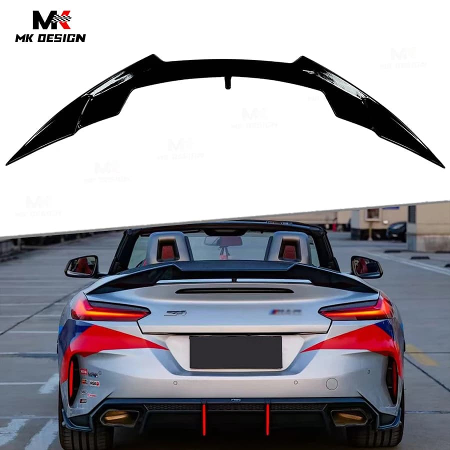 VTEN Style Baule Rear Lip Spoiler for BMW Z4 G29 2019-2025 Black Polished Spoiler Rear Boot Wing Car Accessories