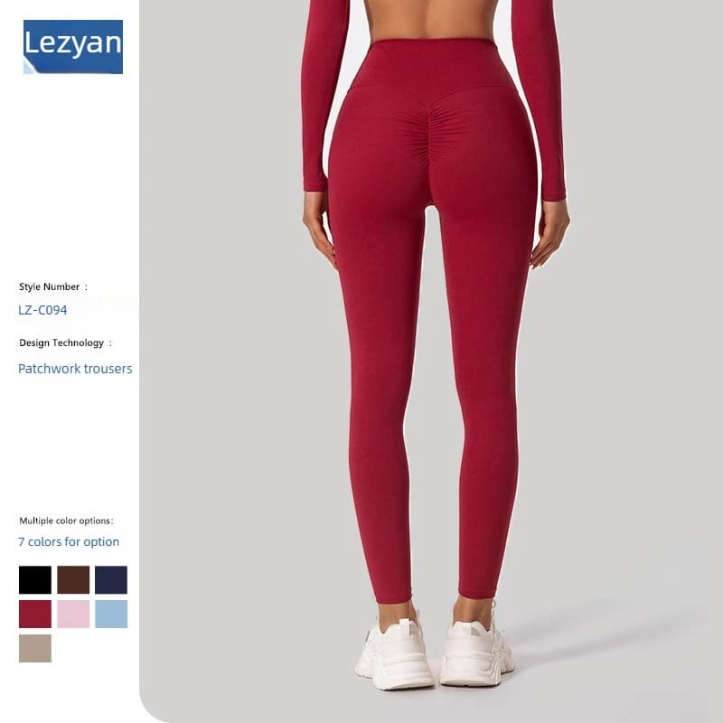 Leggings Sportivi da Donna Lezyan Grind, Traspiranti, ad Asciugatura Rapida, con Effetto Lifting per Pancia e Fianchi, a Vita Alta, per Corsa, Yoga, Fitness e Palestra