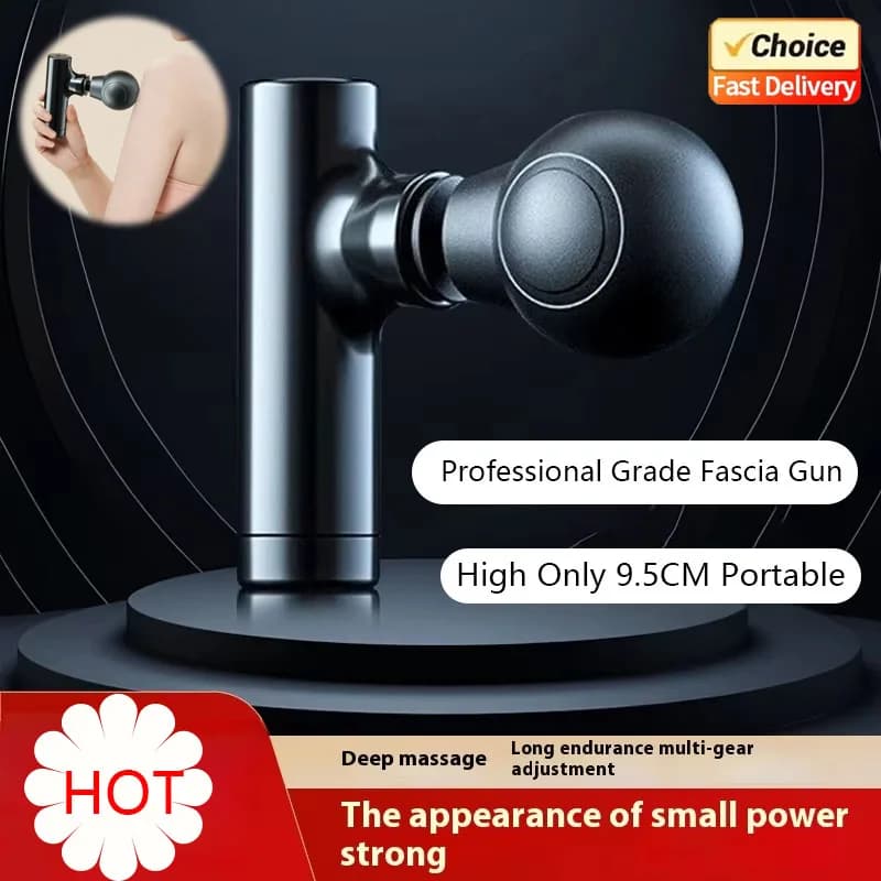 2026 New Portable USB Massage Mini Massage Gun Muscle Relaxation Fitness Vibration Equipment to Relieve Neck Back Shoulder Pain
