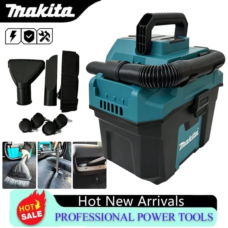 Makita Cleaner Vacuum Brushless Vacuum Cleaner Dust Collector Drum Household Industrial Building Vacuum Cleaner