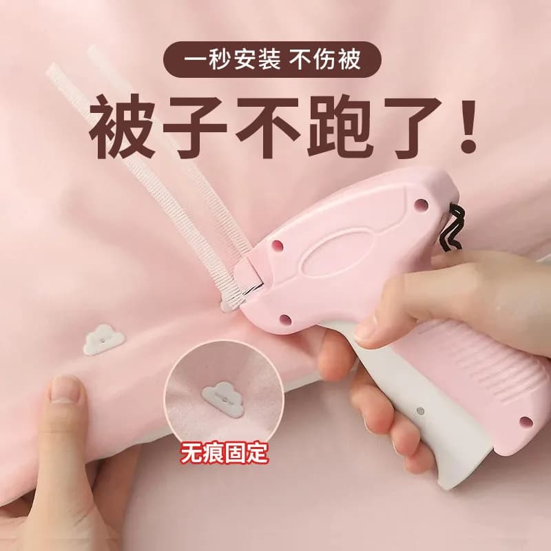 Prezzo dell'abbigliamento portatile etichettatrice etichettatrice per etichette pistola supporto per trapunta copertura angolare antiscivolo fibbia di fissaggio etichettatrice