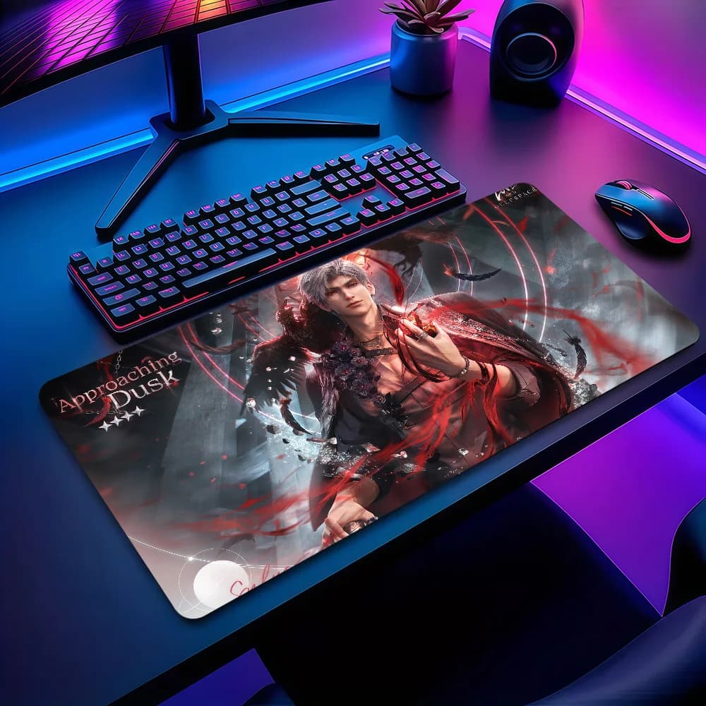 Tappetino per Mouse da Gioco L-Love and D-Deepspace, Antiscivolo, Ispessito, Grande, con Bordo Cucito, per Ufficio, Studenti e Gaming